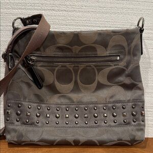 Coach 17978 Crossbody File Bag with Studded Details 2011